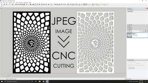 Using SketchUp to create files to cut with on a CNC